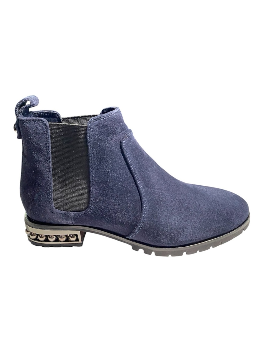 New Karl Lagerfeld Suede Boots Size 8 Navy Ankle Boots